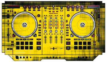 Numark NS 7 II Skin Blacknyellow
